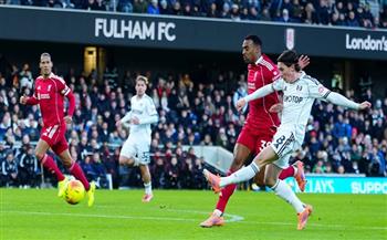 الدوري الإنجليزي.. ليفربول يتأخر أمام فولهام بهدف في الشوط الأول