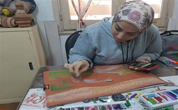 ورشة رسم المناظر الطبيعية بألوان الأويل باستيل بقصر ثقافة الإسكندرية