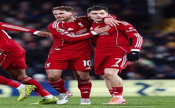 الدوري الإنجليزي.. ليفربول يدرك هدف التعادل في مرمى فولهام