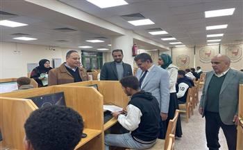 طلاب جامعة سوهاج الأهلية يواصلون أداء الامتحانات النهائية للفصل الدراسي الأول 