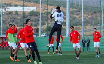 كأس أمم أفريقيا.. منتخب مصر يختتم استعداداته لمواجهة بنين.. وتأهيل مهند وفيصل