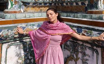 رزان جمال تستمتع باجازتها في تايلاند