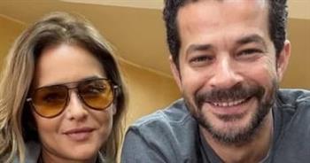 نيللي كريم وشريف سلامة يحتفلان بالعرض الخاص لفيلم "جوازة ولا جنازة"