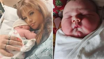 لن تصدق.. ولادة رضيع بحجم طفل عمره 3 سنوات