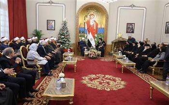 شيخ الأزهر خلال تهنئة البابا تواضروس بعيد الميلاد: نستعيد بهذه اللقاءات الإحساس بالأخوة الإنسانية والوطنية