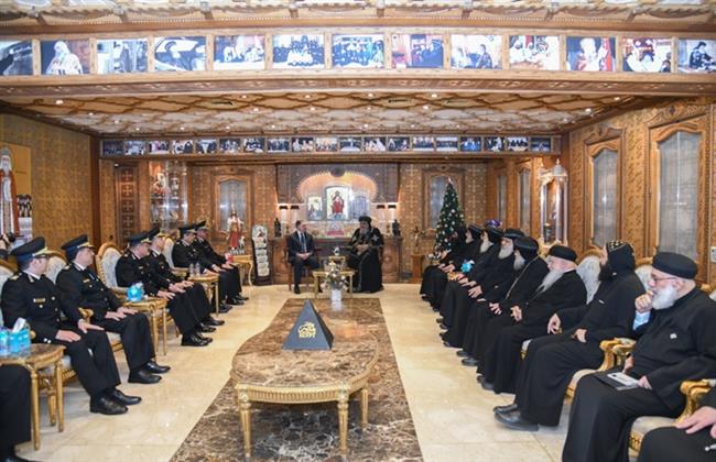 وزير الداخلية يهنئ البابا تواضروس الثاني والأخوة الأقباط بعيد الميلاد المجيد