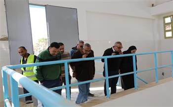  رئيس مياه المنيا يتفقد محطة جنوب ملوي العملاقة ووصلات الصرف بـ كوم المحرص