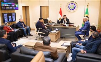 نائب المحافظ يعقد اجتماعا لمتابعة دعم منظومة التحول الرقمي