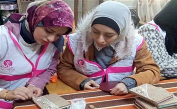"الشباب والرياضة" تنفذ ورشة حرفية عن فنون الصدف لفتيات دمياط