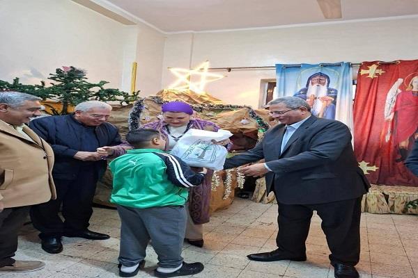 رئيسة الطفولة والأمومة تزور أطفال جمعية المعهد القبطي الخيري لتهنئتهم بعيد الميلاد المجيد