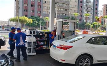 تموين الإسكندرية تشن حملة على محطات تموين السيارات