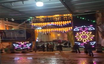 آلاف الأقباط بأسوان يتوافدون على الكنائس لأداء صلاة قداس عيد الميلاد