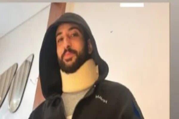 حنان ترك تنشر صورة لابنها آدم بعد إصابته وتدعوا له بالشفاء  