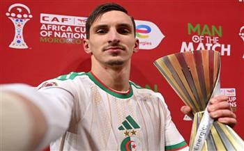 كأس أمم أفريقيا.. عادل بولبينة يفوز بجائزة رجل مباراة الجزائر والكونغو