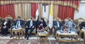 محافظ سوهاج يزور بيت الرحمة المسيحية لتقديم التهنئة بعيد الميلاد المجيد