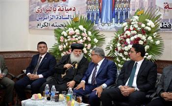 محافظ الدقهلية يقدم التهنئة بعيد الميلاد المجيد بدير القديسة دميانة ببلقاس