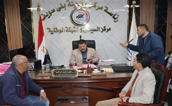 جهود الوحدة المحلية لمركز بني سويف في ملفات النظافة والتعديات ومتابعة مستوى الخدمات المقدمة للمواطنين