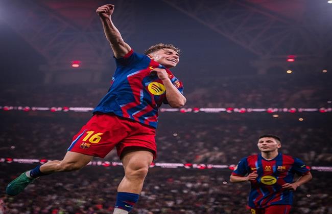 كأس السوبر الإسباني.. برشلونة يكتسح أتلتيك بيلباو برباعية في الشوط الأول