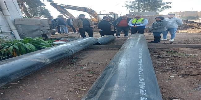 رئيس مياه الدقهلية يتابع إحلال وتجديد خطي طرد بمحطتي رفع بدواي وطرانيس البحر