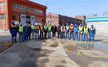 رئيس "مياه الغربية" يتفقد "محطة مياه الجلاء بطنطا".. ويشيد بكفاءة التشغيل وحصولها على شهادة "TSM" العالمية