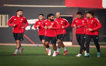 الأهلي يواصل تدريباته استعدادًا لمواجهة فاركو وأفشة يبدأ المشاركة