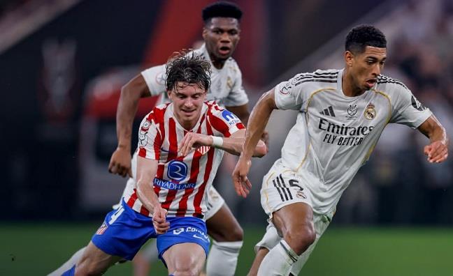 كأس السوبر الإسباني.. ريال مدريد يتقدم على أتلتيكو في الشوط الأول   