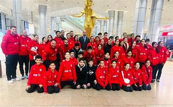 استقبال بعثة مصر في بطولة إنجلترا المفتوحة للإسكواش للناشئين والناشئات 2026