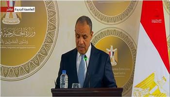  وزير الخارجية: مصر تتحمل أعباء ضخمة نتيجة استضافتها ملايين اللاجئين  