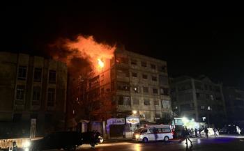 سانا: اندلاع حريق في حلب إثر سقوط قذائف أطلقتها قسد