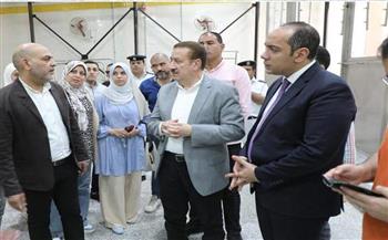 محافظ المنوفية يتابع آليات التشغيل التجريبي لمجزري شبين الكوم وجنزور ببركة السبع