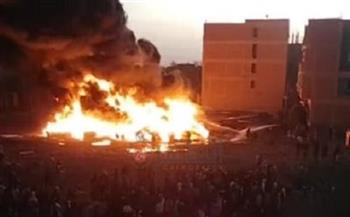 الدفع بقوات الإطفاء للسيطرة على حريق بالمنوفية ولا وفيات أو إصابات حتى الآن