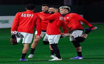 منتخب مصر يختتم استعداده لمواجهة كوت ديفوار.. وتريزيجيه يشارك في التدريبات 