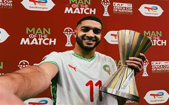 كأس أمم أفريقيا.. إسماعيل الصيباري رجل مباراة المغرب والكاميرون
