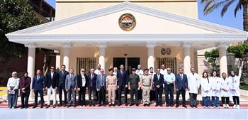 مركز البحوث الطبية والطب التجديدى للقوات المسلحةيستقبل وزير الشباب والرياضة