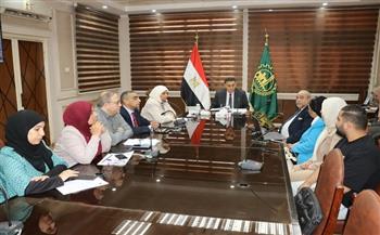 محافظ القليوبية يناقش مخطط تحويل "القلج" إلى مدينة