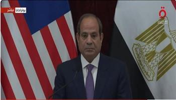 الرئيس السيسي نؤكد على ضرورة التسوية العادلة والشاملة للقضية الفلسطينية
