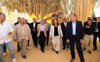 وزيرة التنمية المحلية والبيئة تعلن كهف الجارة بالوادي الجديد المحمية الطبيعية رقم 32 في مصر