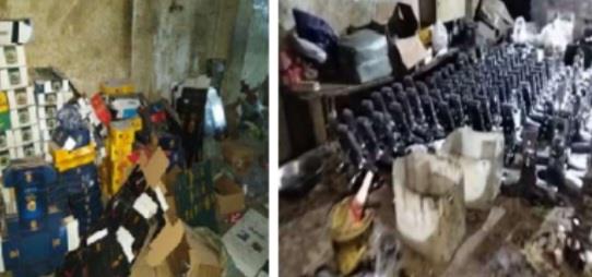 مداهمة مصنع غير مرخص بالقليوبية لإنتاج خلاطات مياه مغشوشة وعلامات تجارية مقلدة