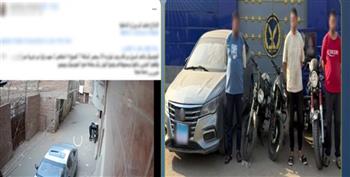 ضبط 3 متهمين بسرقة دراجات نارية بأسلوب توصيل الأسلاك في الجيزة