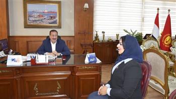 محافظ بورسعيد يستقبل النائبة مروة حلاوة لبحث عدد من الملفات والقضايا المرتبطة باحتياجات المواطنين