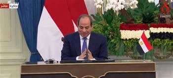 الرئيس السيسي: استقبال الشعب الإندونيسي واصطفافهم كان إكرامًا كبيرًا لمصر