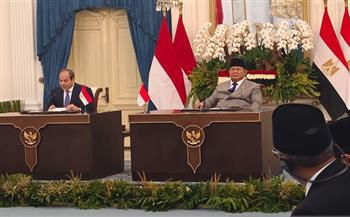 رئيس إندونيسيا: نعمل على تحويل الشراكة الاستراتيجية مع مصر إلى تعاون ملموس
