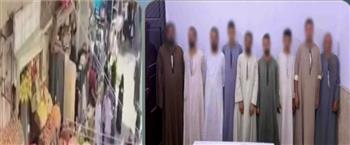 ضبط طرفي مشاجرة بالأسلحة الخشبية وتراشق الأقفاص والخضروات بين أصحاب محلات فاكهة بأسيوط