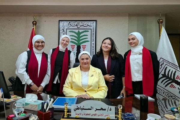 احتفالًا باليوم العالمي للفتاة.. «القومي للطفولة والأمومة» يتيح لـ4 فتيات متميزات تولي مهام رئاسته لمدة يوم