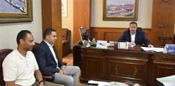 محافظ بورسعيد يستقبل النائب أحمد جوهر عضو مجلس الشيوخ لمتابعة عدد من الملفات والقضايا التي تهم المواطنين 