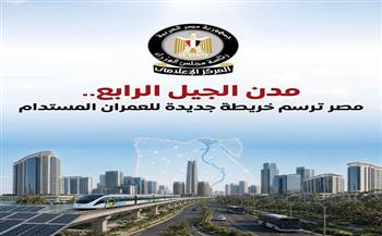 المركز الإعلامي لمجلس الوزراء يستعرض جهود الدولة في إنشاء مدن الجيل الرابع 