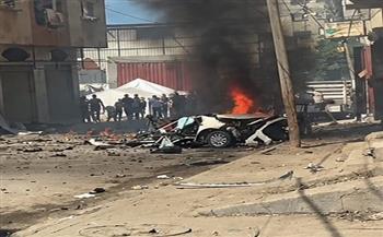 استشهاد فلسطيني وإصابة آخرين في قصف إسرائيلي على مركبة شمال شرق مدينة غزة