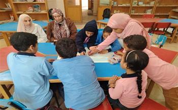 مجلة حائط عن انتصارات أكتوبر بثقافة ملوي ضمن أنشطة قصور الثقافة بالمنيا