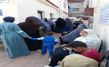 "صحة دمياط": الكشف على 1356 مواطنا في قافلة طبية بقرية بفارسكور