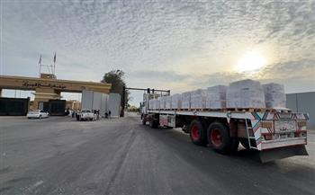 الهلال الأحمر: قافلة "زاد العزة" الـ295 تحمل أكثر من 2850 طنًا من المساعدات الغذائية والإغاثية والشتوية